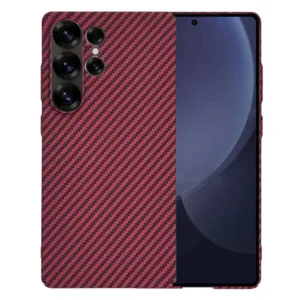 Techsuit - Carbonite FiberShell - Samsung Galaxy S25 Ultra - Red