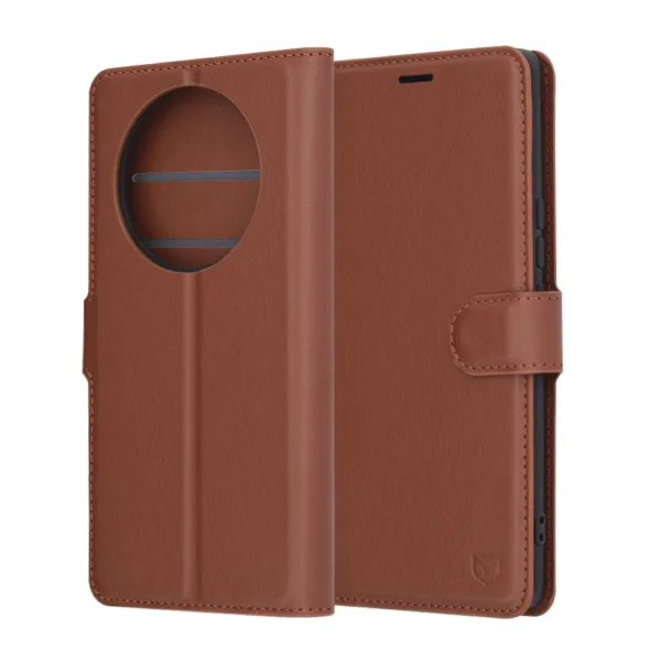 Techsuit - Leather Folio - Honor Magic7 Lite / X9c - Brown