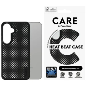 CARE by PanzerGlass Feature Heat Beat Case for Samsung Galaxy S25 - Black