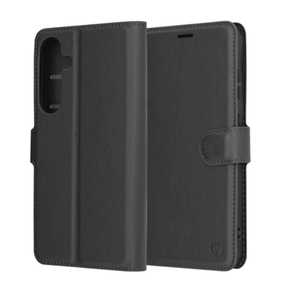 Techsuit - Leather Folio - Samsung Galaxy S25 Plus - Black