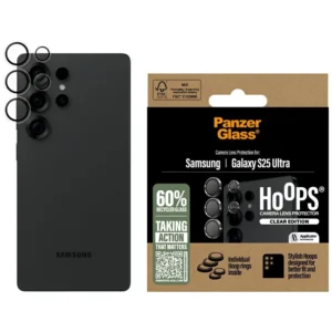 PanzerGlass Hoops Lens Protector Tempered Glass for Samsung Galaxy S25 Ultra Clear