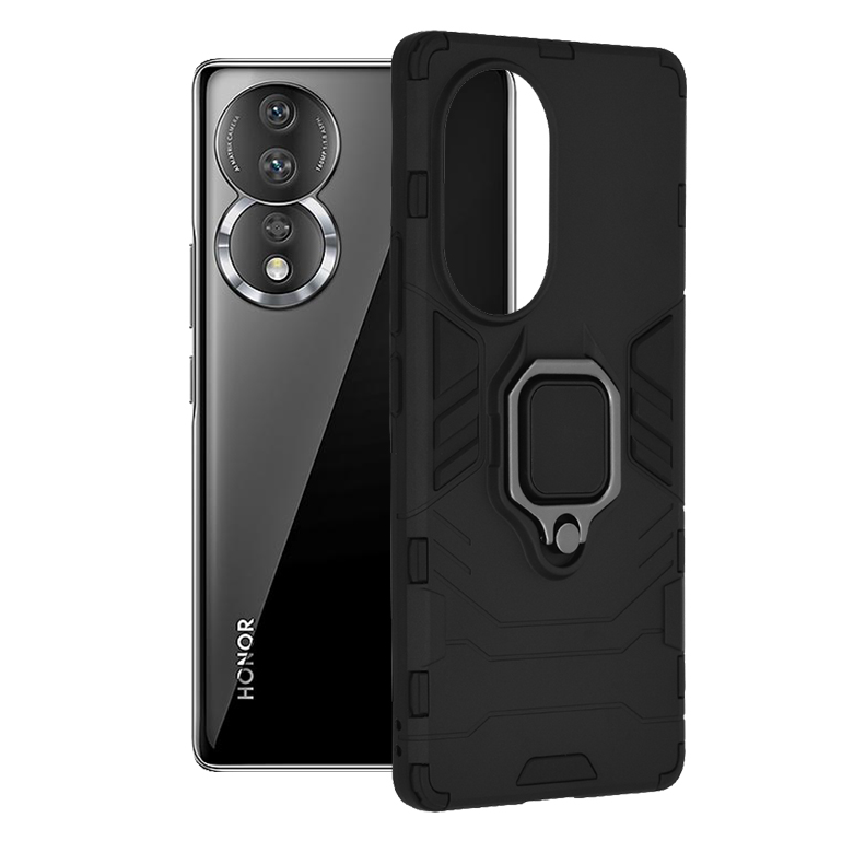 Techsuit - Silicone Shield - Honor 80 - Black