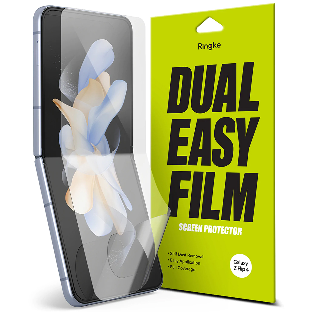 Ringke - Dual Easy Full (2 pack) - Samsung Galaxy Z Flip4 - Clear