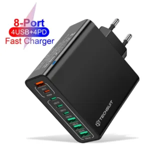 Techsuit - Wall Charger (CHPD224) - 4 x USB