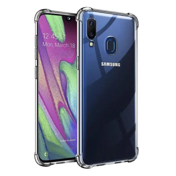 Techsuit - Shockproof Clear Silicone - Samsung Galaxy A40 - Clear