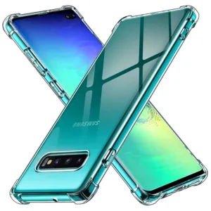 Techsuit - Shockproof Clear Silicone - Samsung Galaxy S10 Plus - Clear