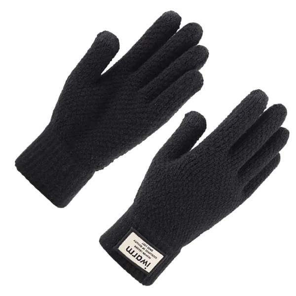 iWarm - Touchscreen Gloves (ST0007) - Wool - Black