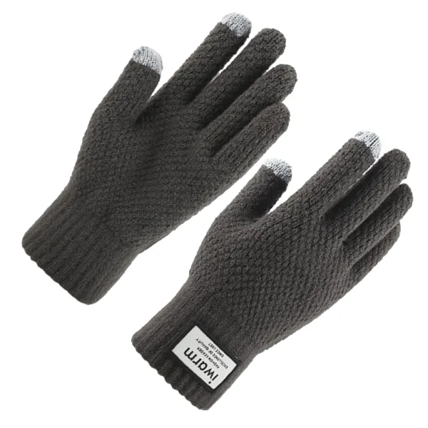 iWarm - Touchscreen Gloves (ST0007) - Wool - Gray