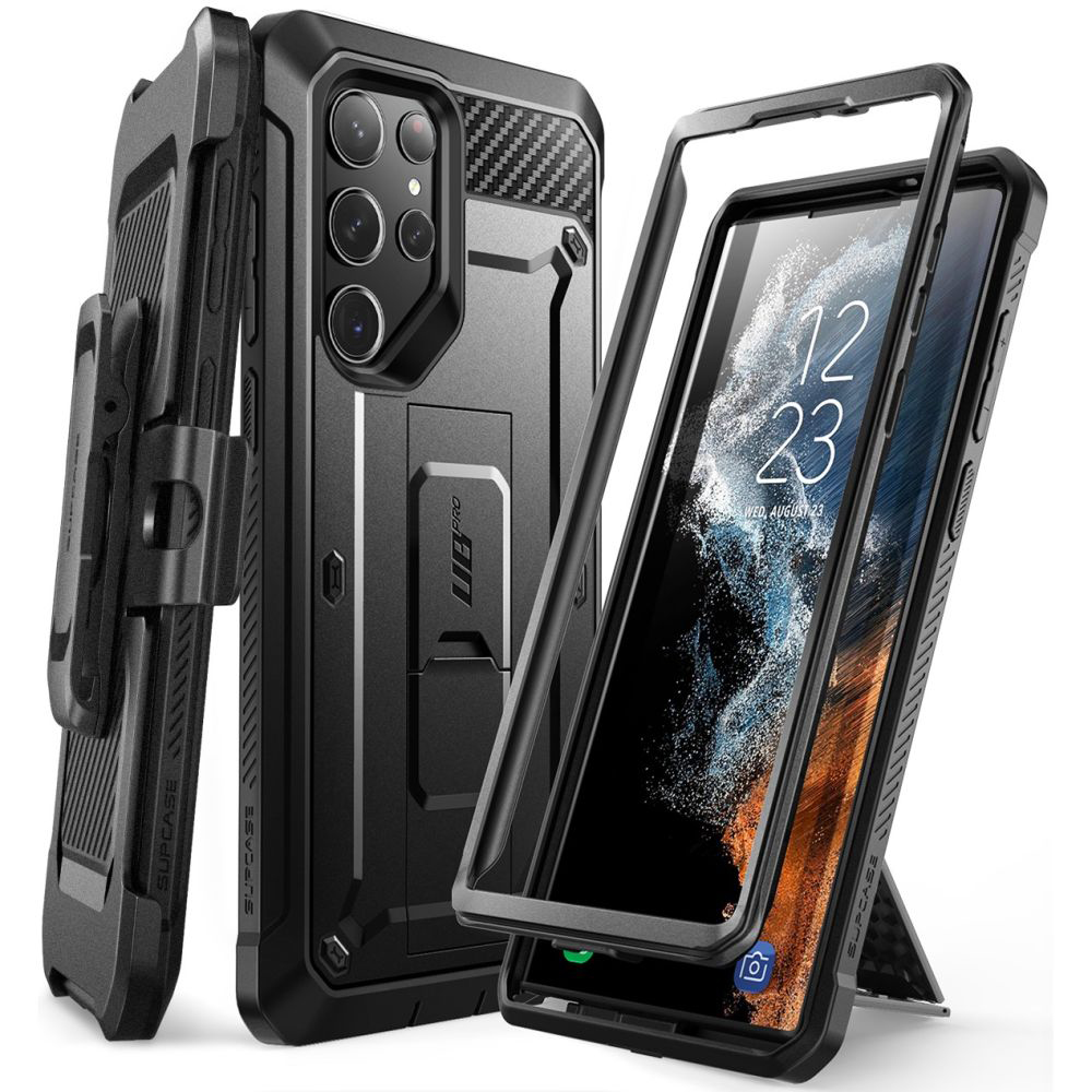 Supcase - Unicorn Beetle Pro - Samsung Galaxy S23 Ultra - Black