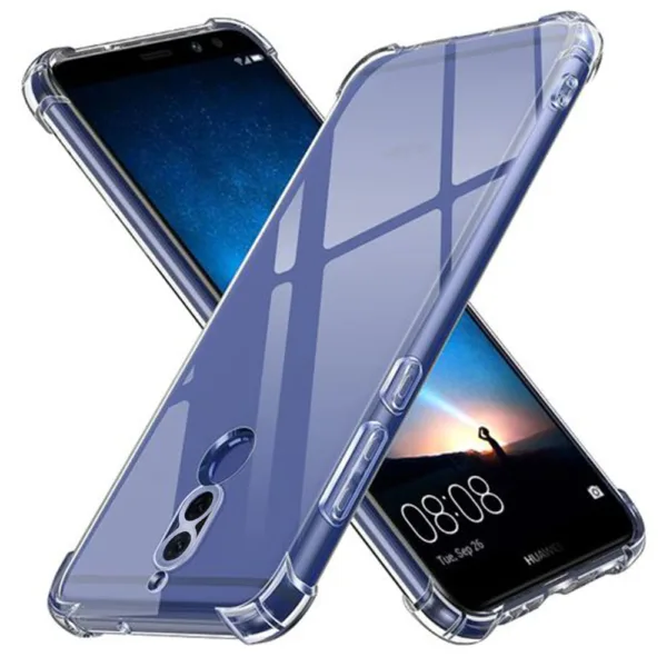 Techsuit - Shockproof Clear Silicone - Huawei Mate 10 Lite - Clear