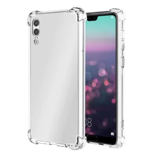 Techsuit - Shockproof Clear Silicone - Huawei P20 - Clear