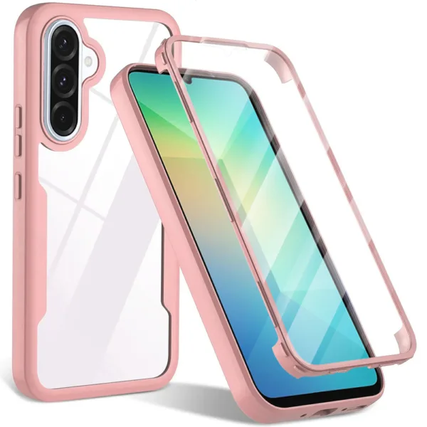 Techsuit - ColorVerse 360 Series + Screen Protector - Samsung Galaxy A26 5G - Pink