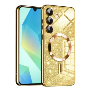 Techsuit - Luxury Glitter MagSafe - Samsung Galaxy A16 4G / A16 5G - Gold