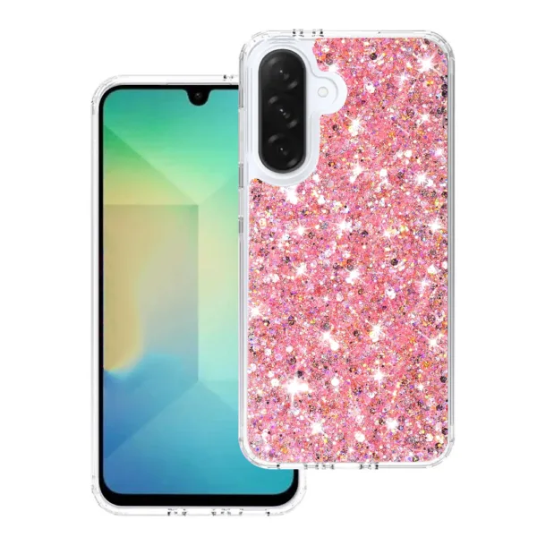 Techsuit - Sparkly Glitter - Samsung Galaxy A26 5G - Pink