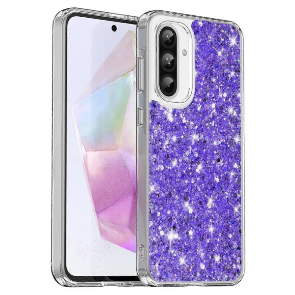 Techsuit - Sparkly Glitter - Samsung Galaxy A36 5G / A56 5G - Purple