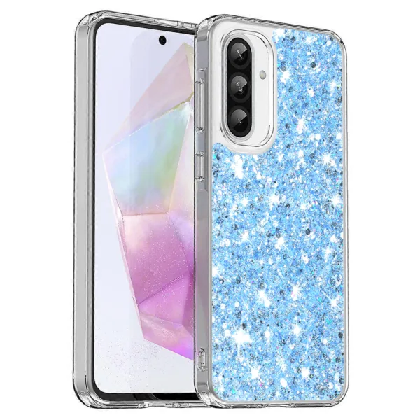 Techsuit - Sparkly Glitter - Samsung Galaxy A36 5G / A56 5G - Blue