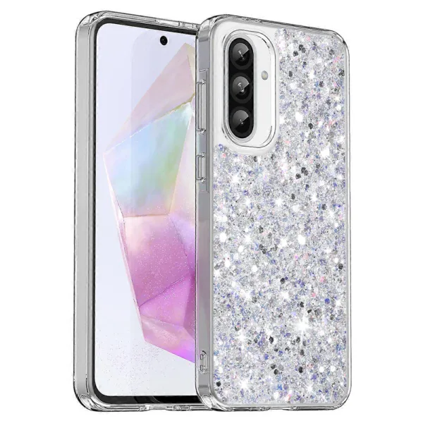 Techsuit - Sparkly Glitter - Samsung Galaxy A36 5G / A56 5G - White