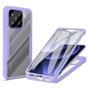 Techsuit - ColorVerse 360 Series + Screen Protector - Xiaomi 15 - Purple