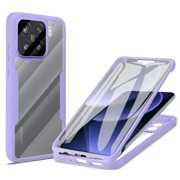 Techsuit - ColorVerse 360 Series + Screen Protector - Xiaomi 15 - Purple