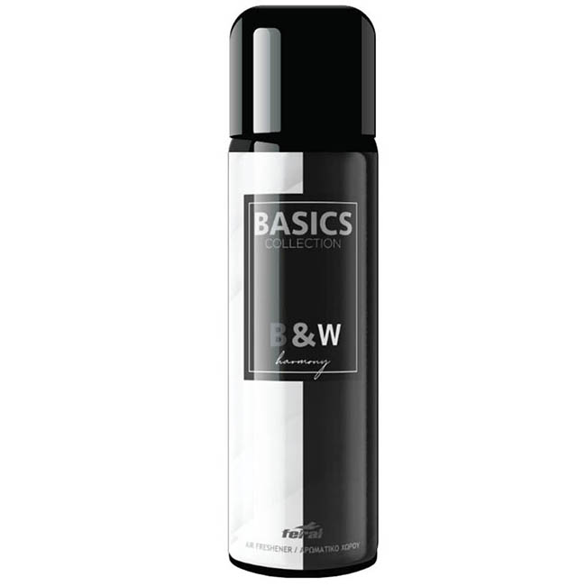 Αρωματικό Αυτοκινήτου Spray Feral Basics Collection Black & White Harmony 70ml 1 Τεμάχιο