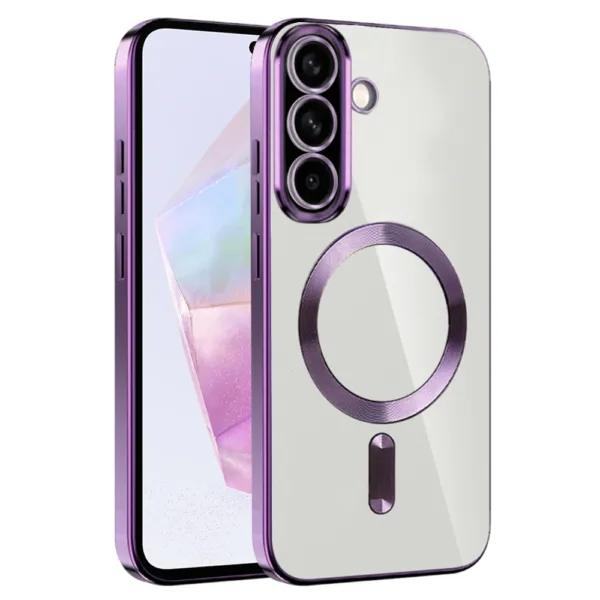 Techsuit - Luxury Crystal MagSafe - Samsung Galaxy A36 5G - Light Purple