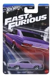 HOT WHEELS FAST   FURIOUS 1966 CHEVY IMPALA- HRW53