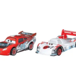 DISNEY PIXAR CARS - 2-PACK LIGHTNING MCQUEEN - SHU TODOROKI - HTX12