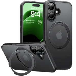 Torras - Ostand Pro Series - iPhone 16 Plus - Black