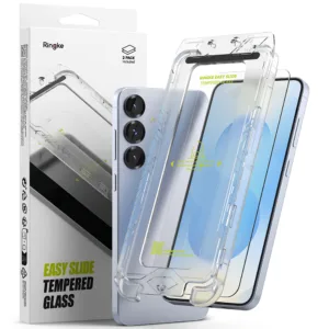 Ringke - Easy Slide Tempered Glass (2 pack) - Samsung Galaxy S25 - Clear