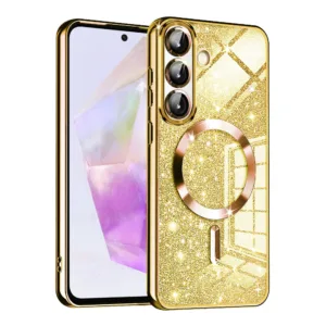 Techsuit - Luxury Glitter MagSafe - Samsung Galaxy A36 5G - Gold