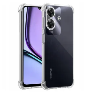 Techsuit - Shockproof Clear Silicone - Realme Note 60 - Clear