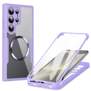 Techsuit - ColorVerse 360 MagSafe Series + Screen Protector - Samsung Galaxy S25 Ultra - Purple