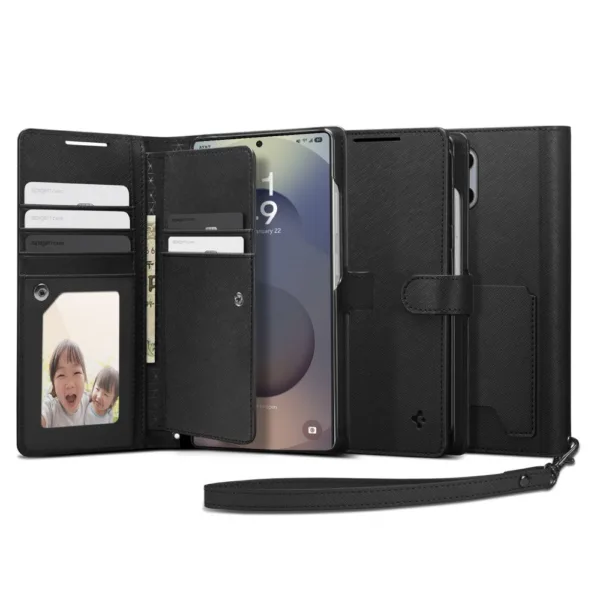 Spigen - Wallet S - Samsung Galaxy S25 Ultra - Black