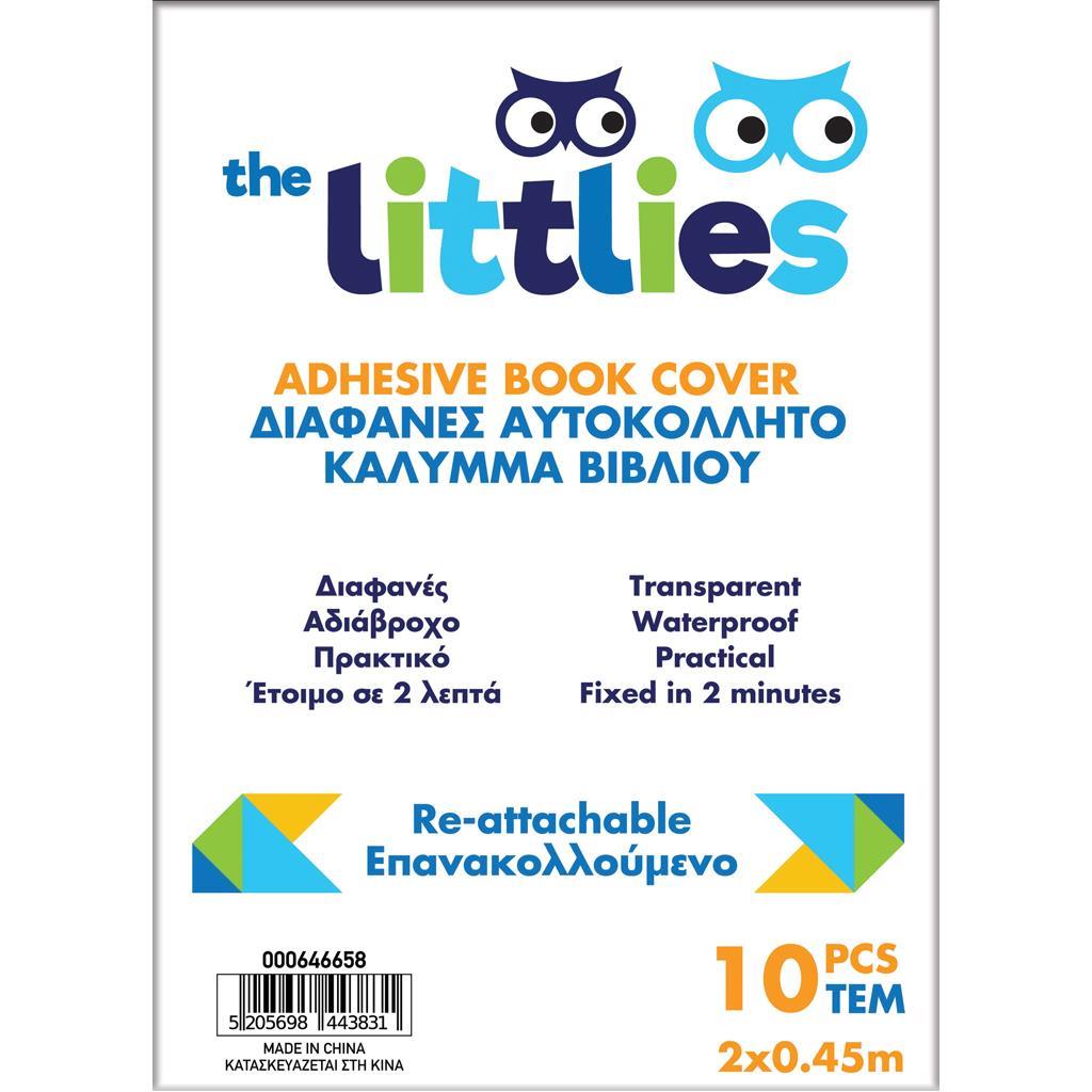 Αυτοκόλλητο Κάλυμμα Βιβλίου The littlies Διάφανο 10 Τμχ. 50x36 εκ.