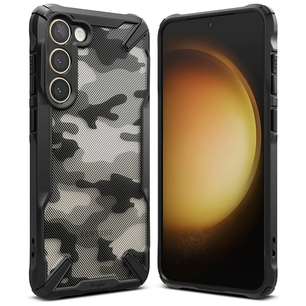 Ringke - Fusion X Design - Samsung Galaxy S23 - Camo Black