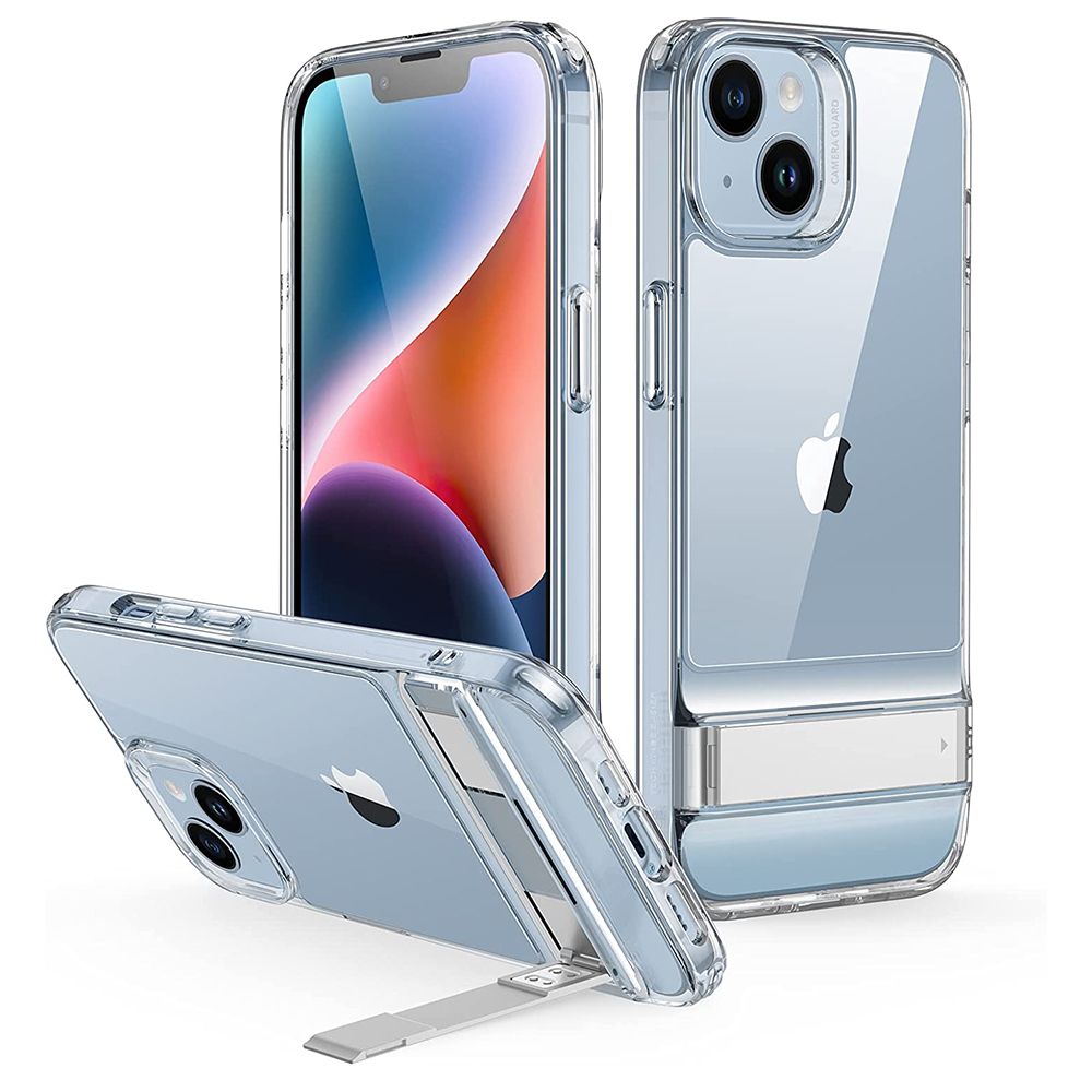 ESR - Air Shield Boost Kickstand - iPhone 14 Plus - Clear