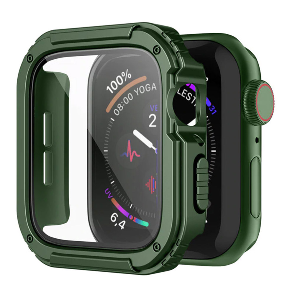 Lito - Watch Armor 360 Case + Screen Protector - Apple Watch 7 / 8 / 9 (41mm) - Green