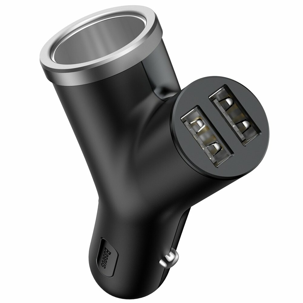 Baseus - Car Charger (CCALL-YX01) - Y-Type Dual USB