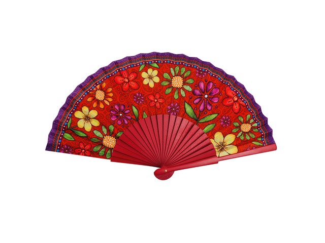 FAN BELLAMORE RED CM. 41X23