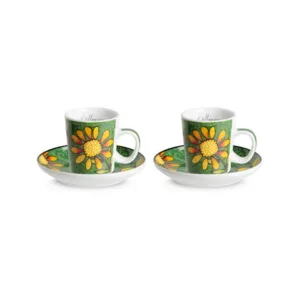 2 PC COFFEE SET BELLAMORE GREEN ML 100