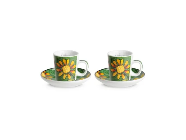 2 PC COFFEE SET BELLAMORE GREEN ML 100