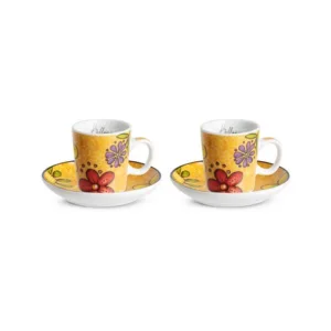 2 PC COFFEE SET BELLAMORE ORANGE ML 100