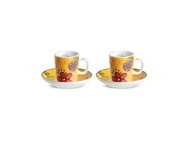 2 PC COFFEE SET BELLAMORE ORANGE ML 100