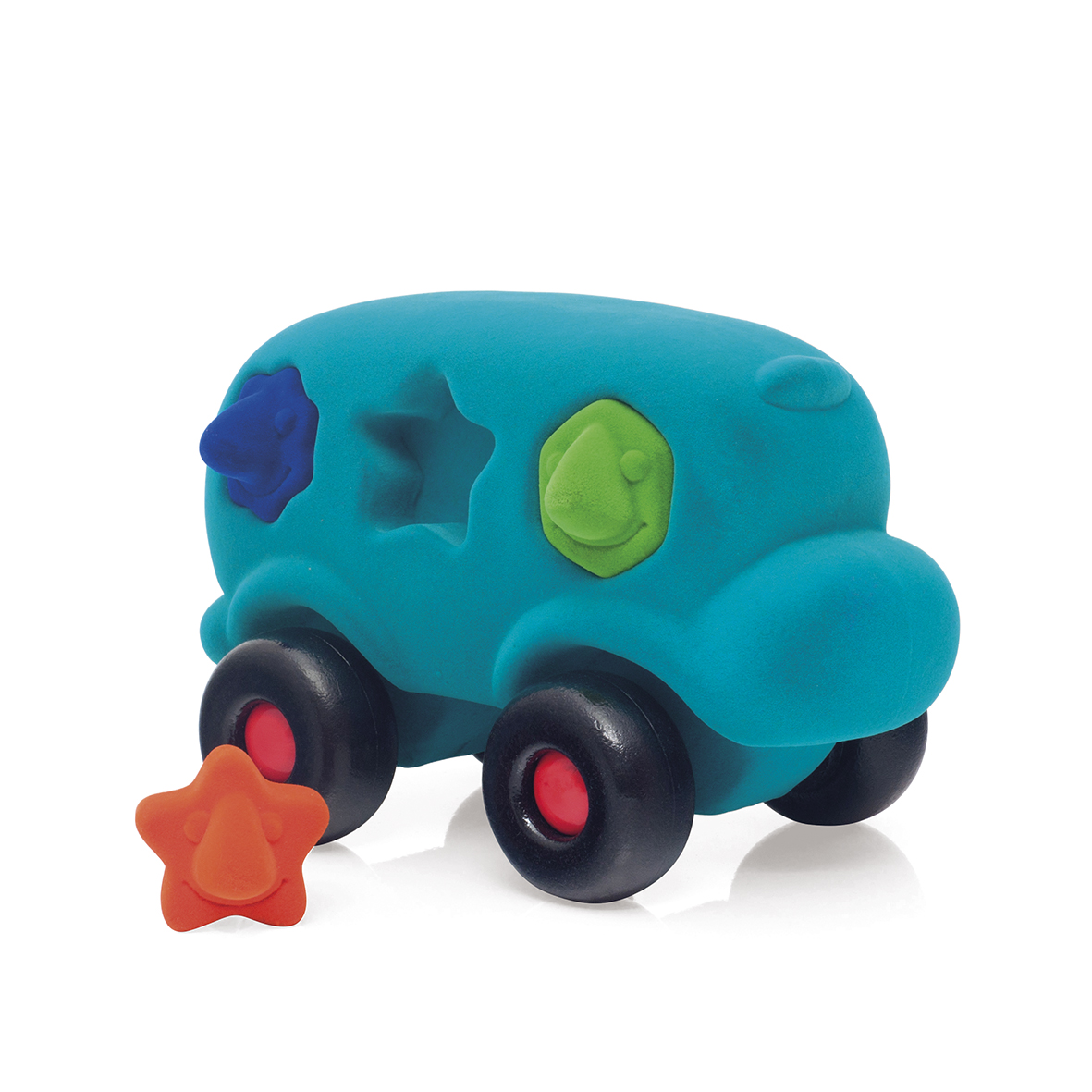 Shape Sorter Bus Large Turquoise 22x12