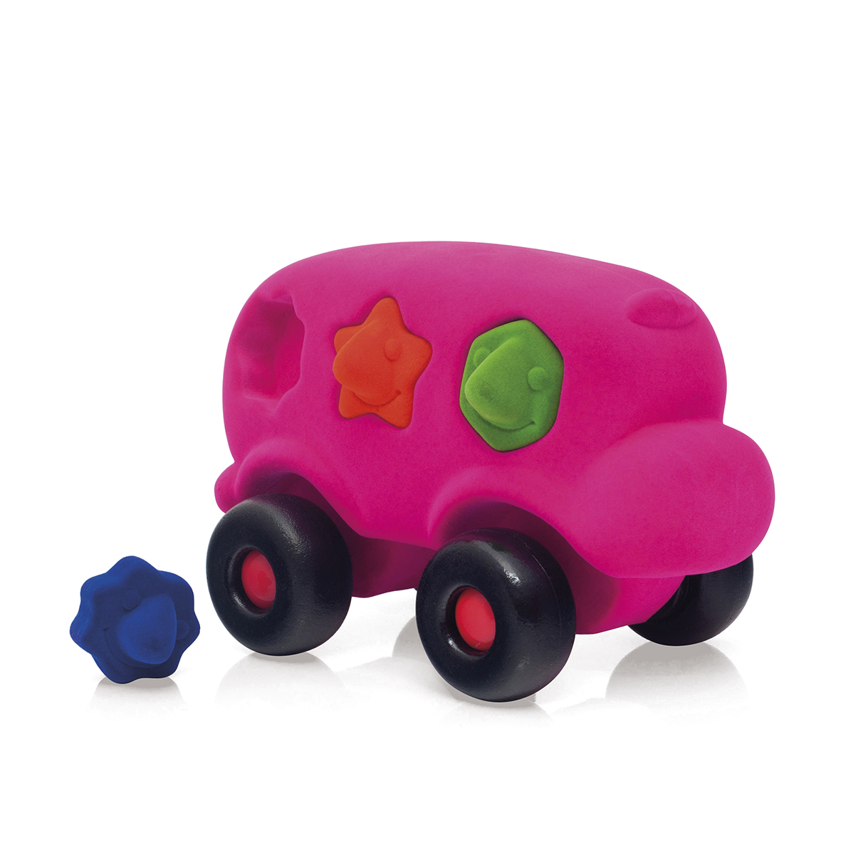 Shape Sorter Bus Large Pink 22x12