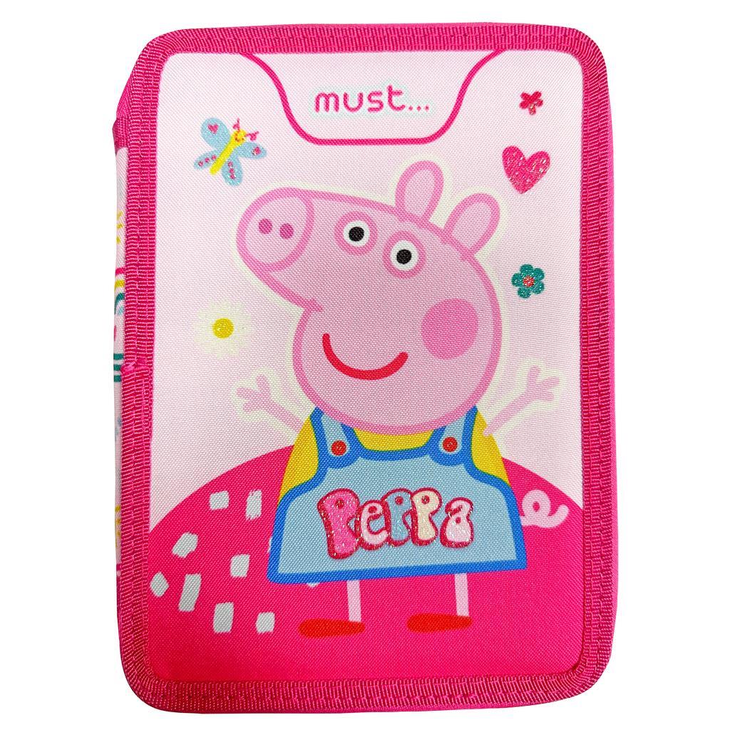 Σχολική Κασετίνα Διπλή Γεμάτη Peppa Pig Must