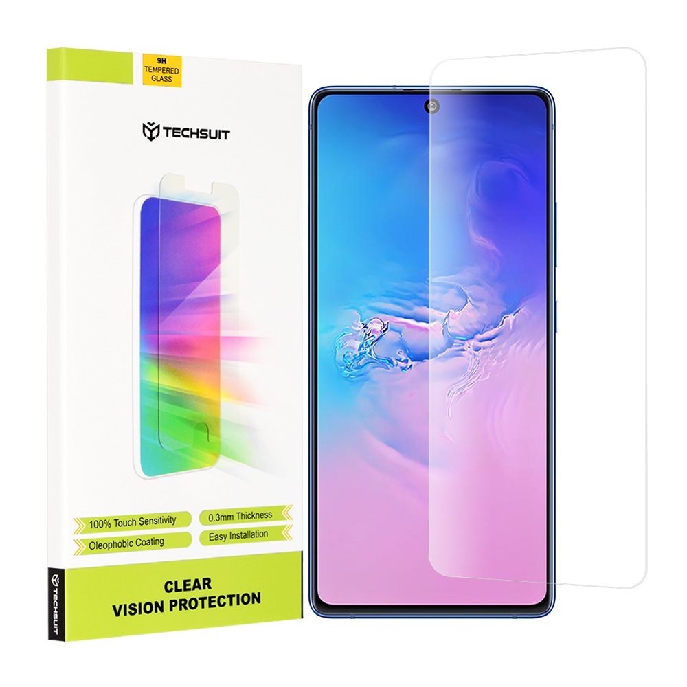 Techsuit - Clear Vision Glass - Samsung Galaxy S10 Lite - Transparent