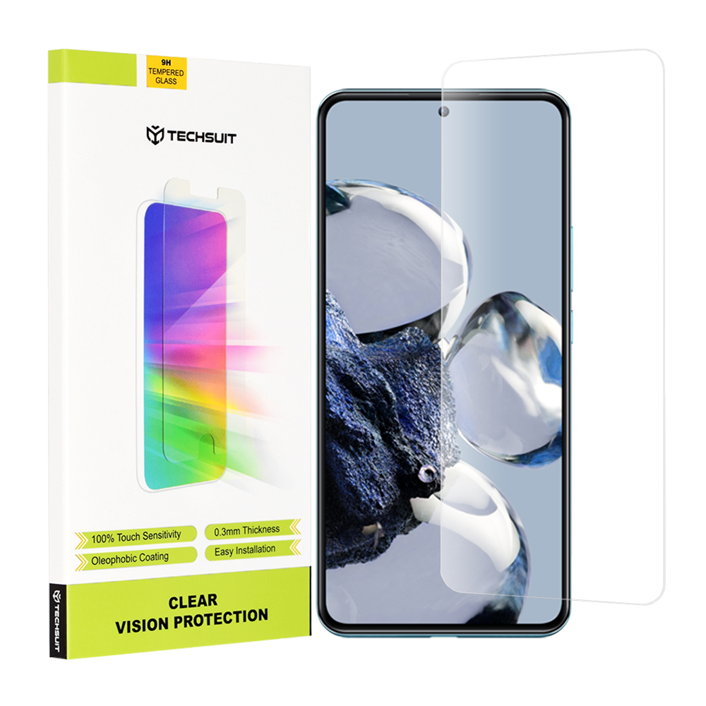 Techsuit - Clear Vision Glass - Xiaomi 12T / 12T Pro - Transparent