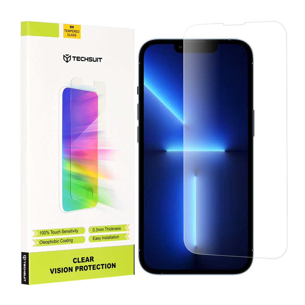 Techsuit - Clear Vision Glass - iPhone 13 Pro Max / iPhone 14 Plus - Transparent