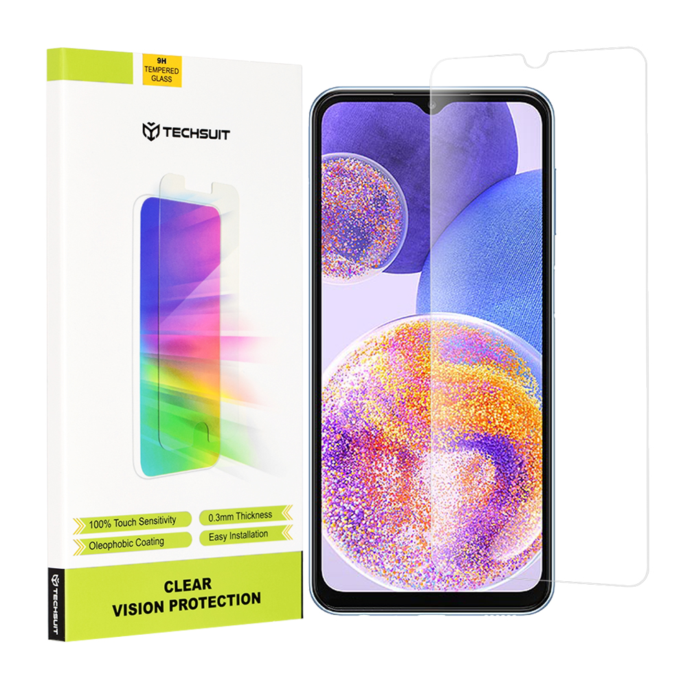 Techsuit - Clear Vision Glass - Samsung Galaxy A23 / A23 5G / M23 / F23 / M33 / A13 4G / M13 / F13 - Transparent